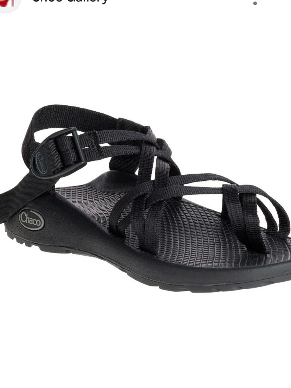 Chaco Zx/2 Women's Black Strappy Outdoor Sandals Size 8